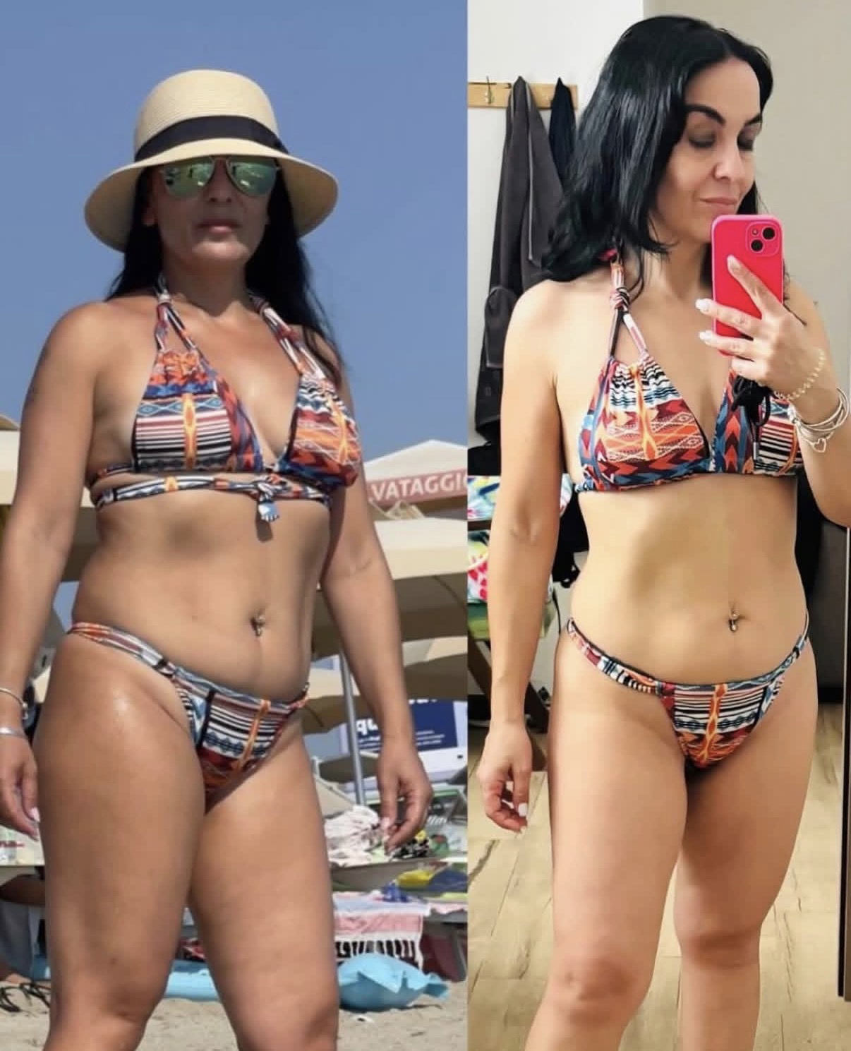 Prima e dopo il percorso di
            Silvia